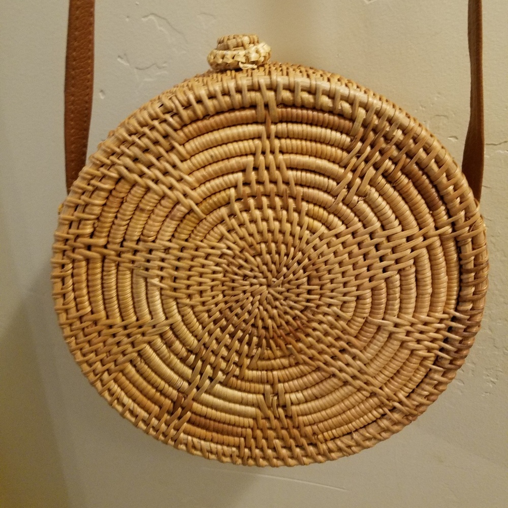Woven Rattan woven Bali bag